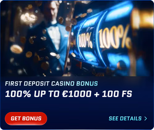 Welcome Bonus: 100% up to €500 plus 200 Free Spins and 1 Bonus Crab